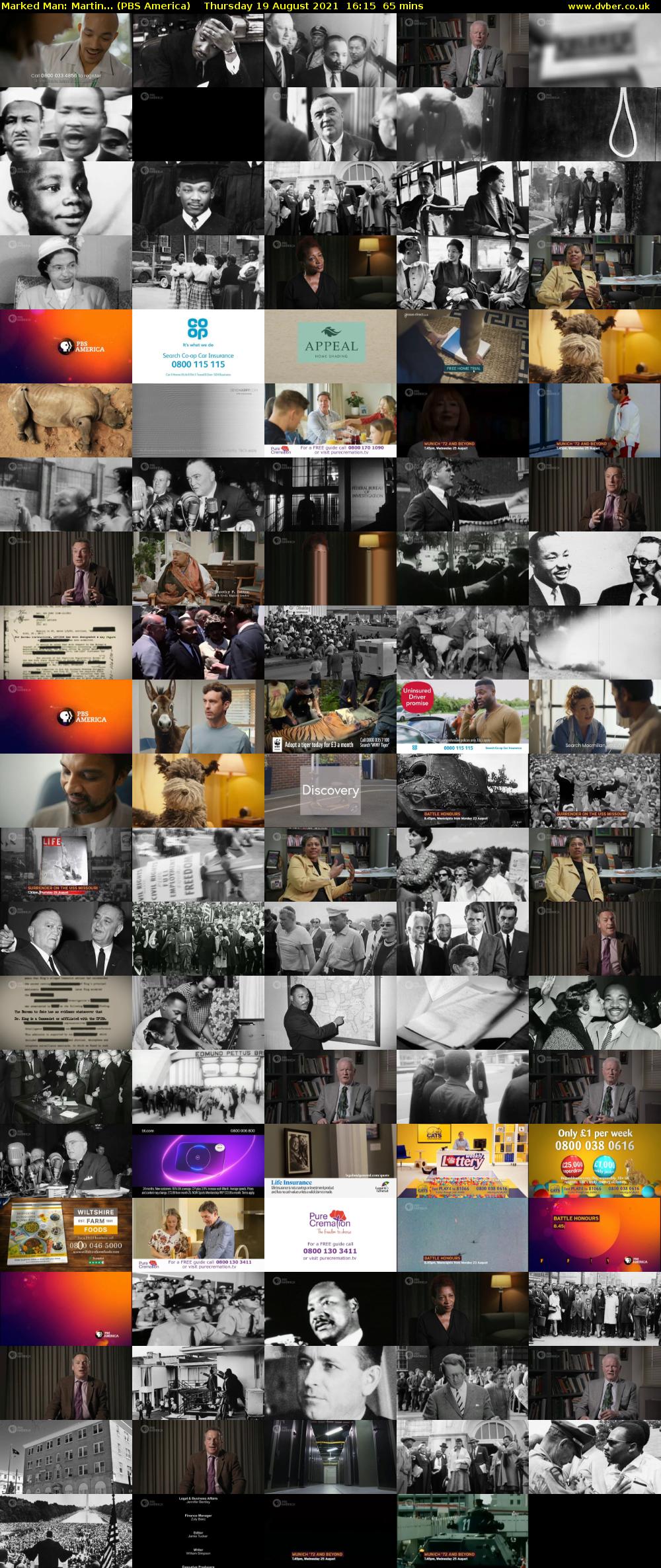 Marked Man: Martin... (PBS America) Thursday 19 August 2021 16:15 - 17:20