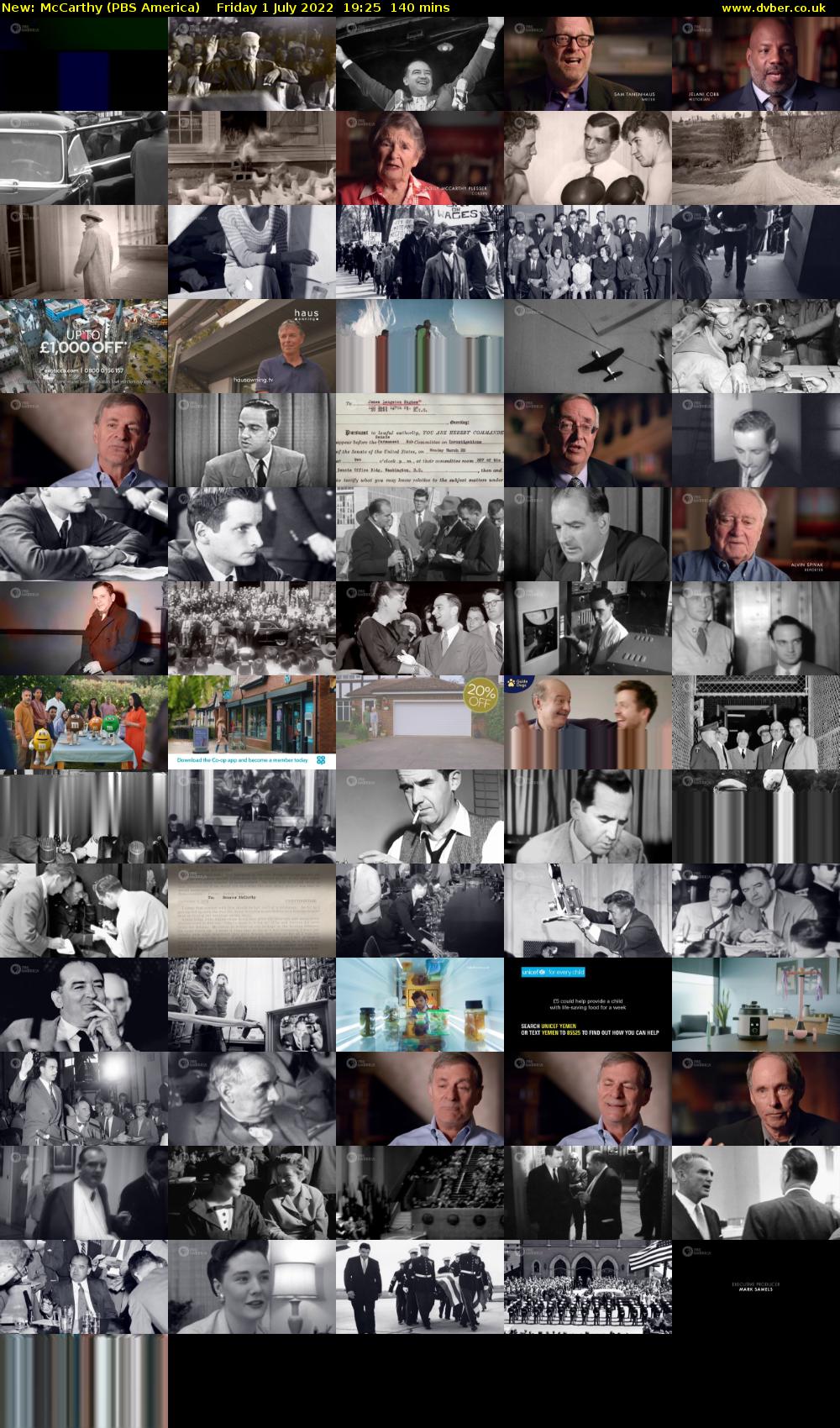 McCarthy (PBS America) Friday 1 July 2022 19:25 - 21:45