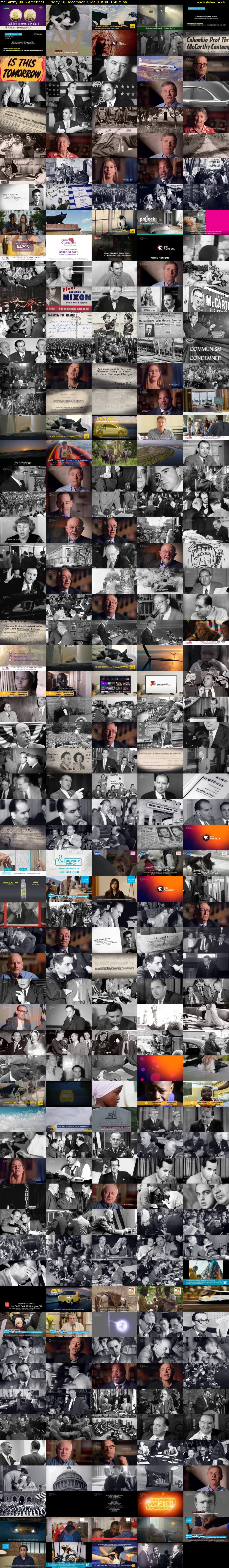 McCarthy (PBS America) Friday 16 December 2022 13:30 - 16:00