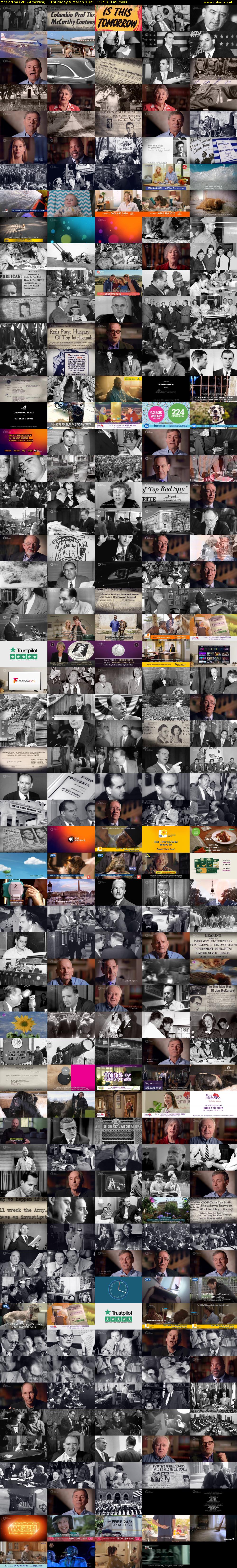 McCarthy (PBS America) Thursday 9 March 2023 15:50 - 18:15