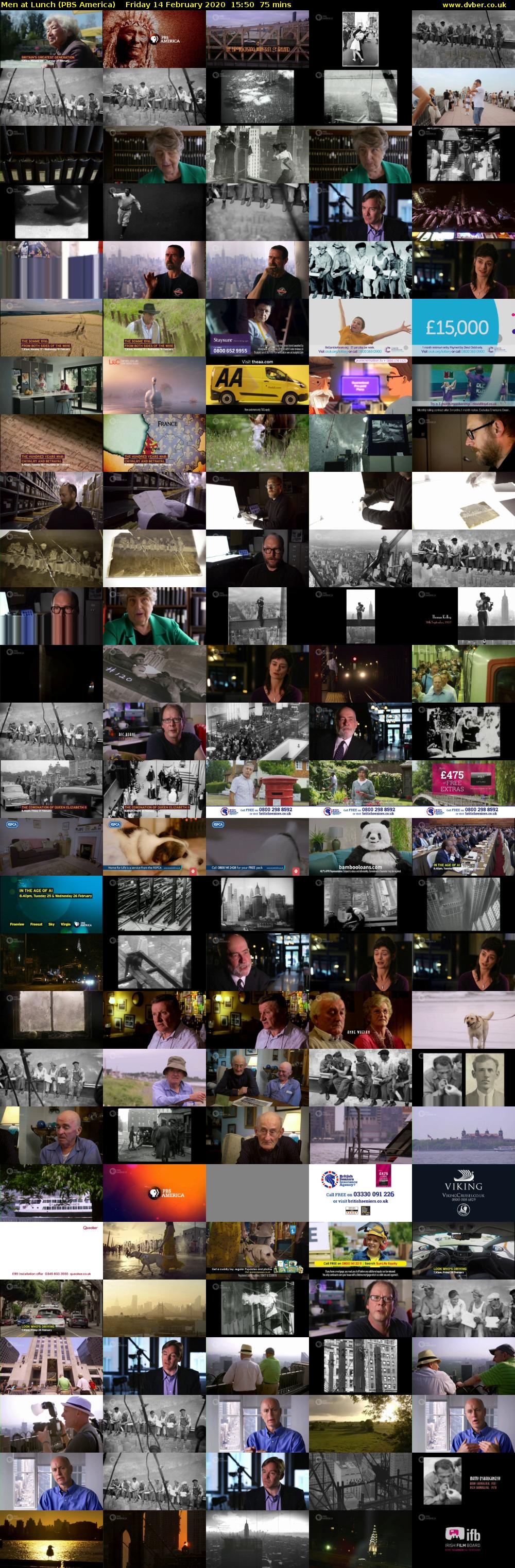 Men at Lunch (PBS America) Friday 14 February 2020 15:50 - 17:05