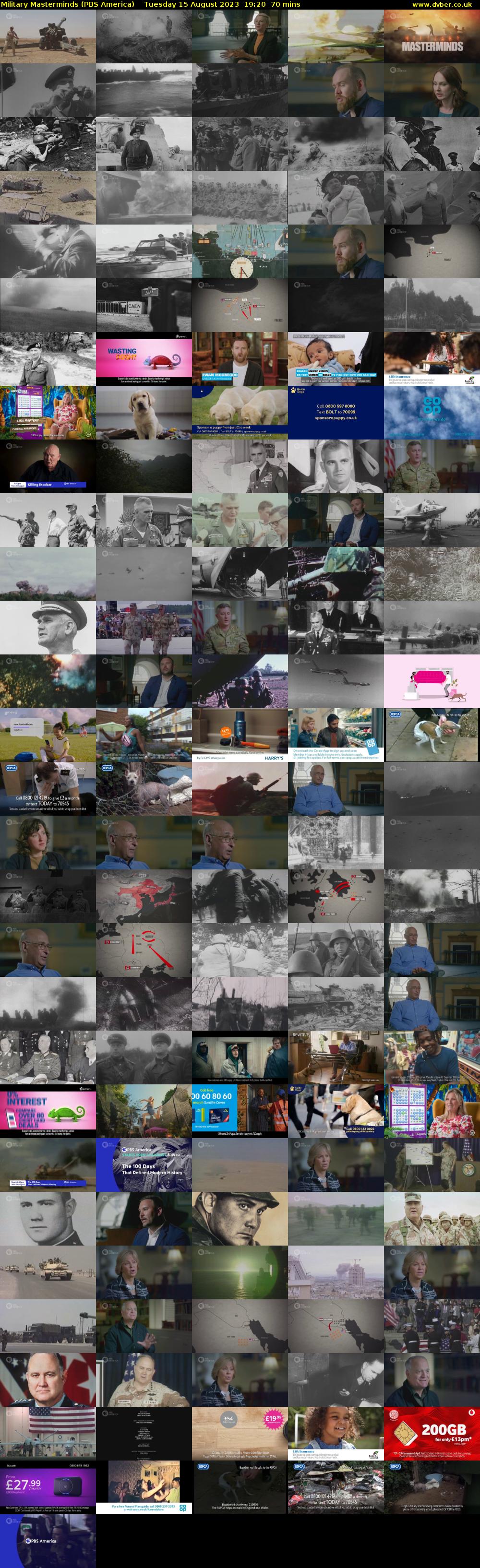 Military Masterminds (PBS America) Tuesday 15 August 2023 19:20 - 20:30