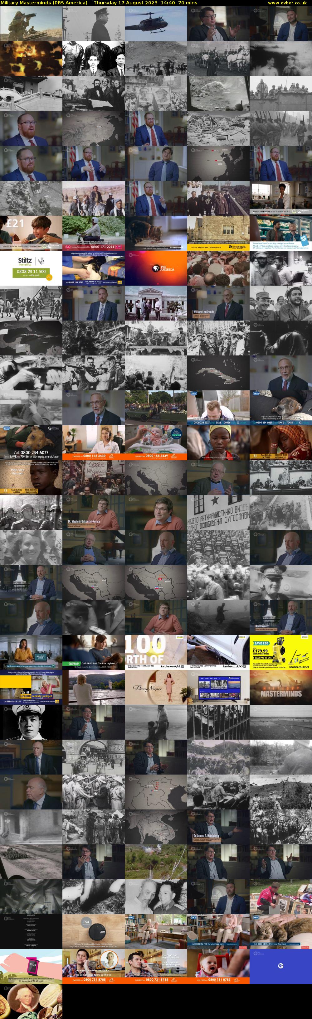 Military Masterminds (PBS America) Thursday 17 August 2023 14:40 - 15:50