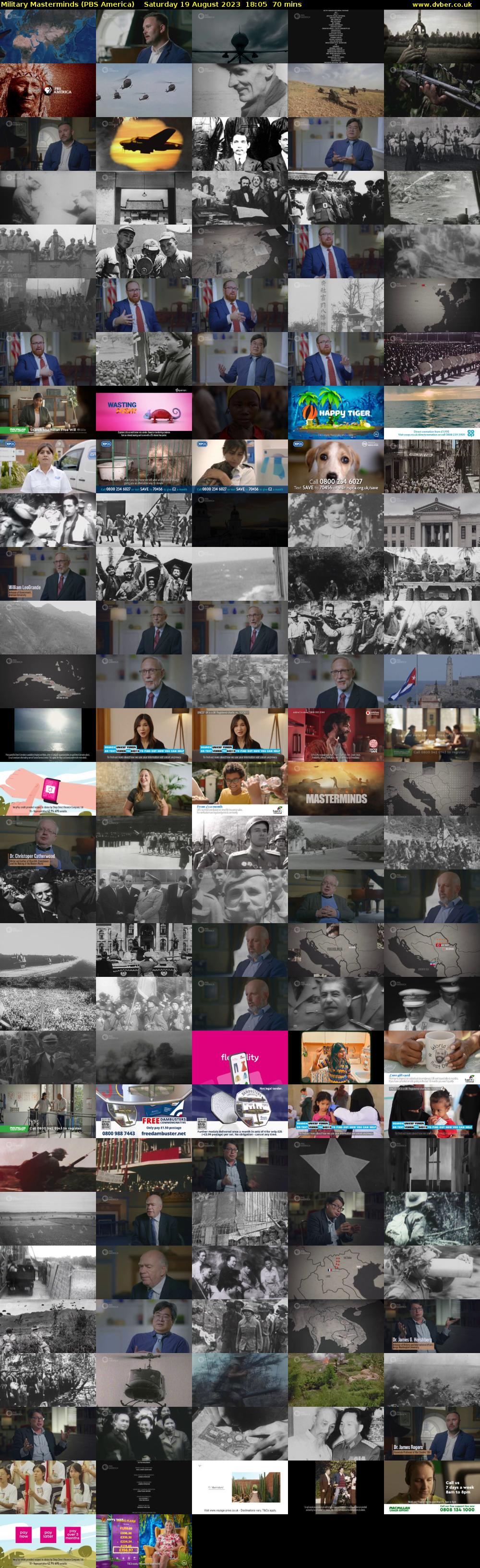 Military Masterminds (PBS America) Saturday 19 August 2023 18:05 - 19:15