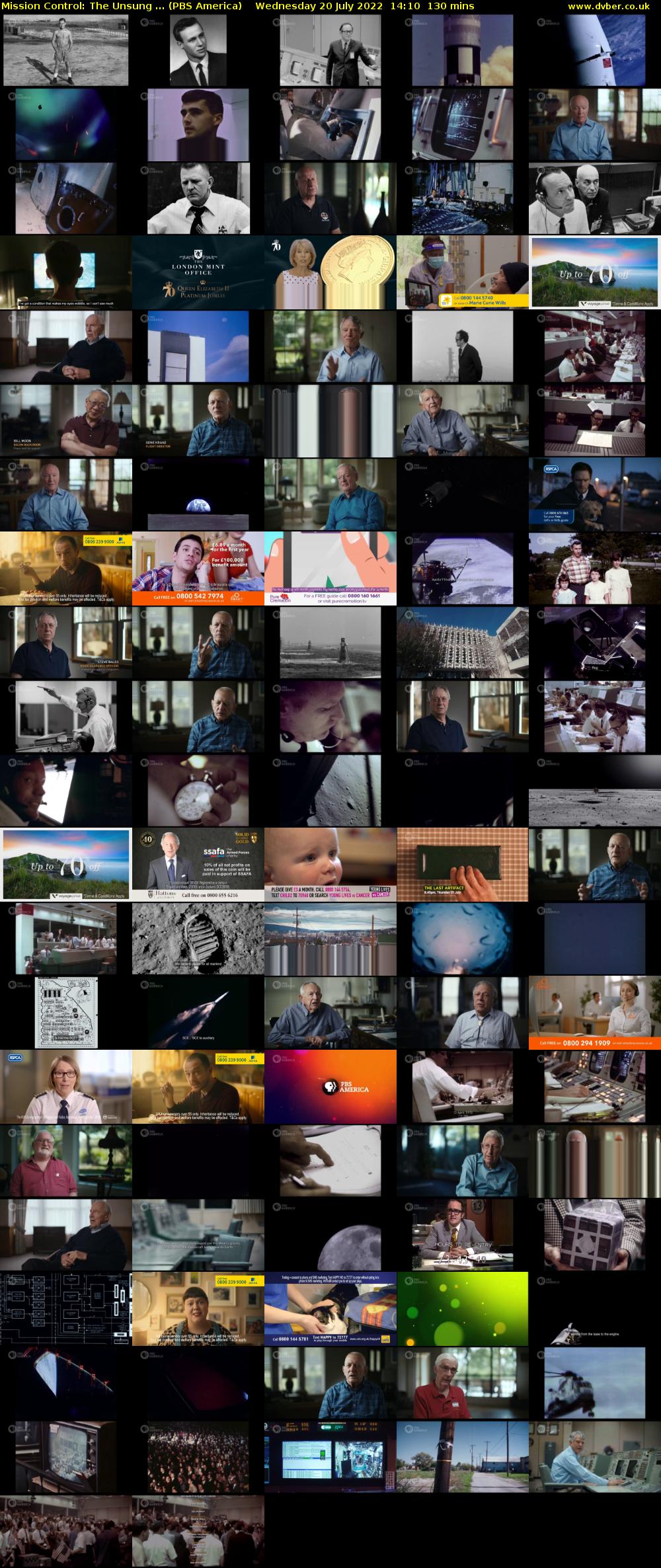 Mission Control: The Unsung ... (PBS America) Wednesday 20 July 2022 14:10 - 16:20