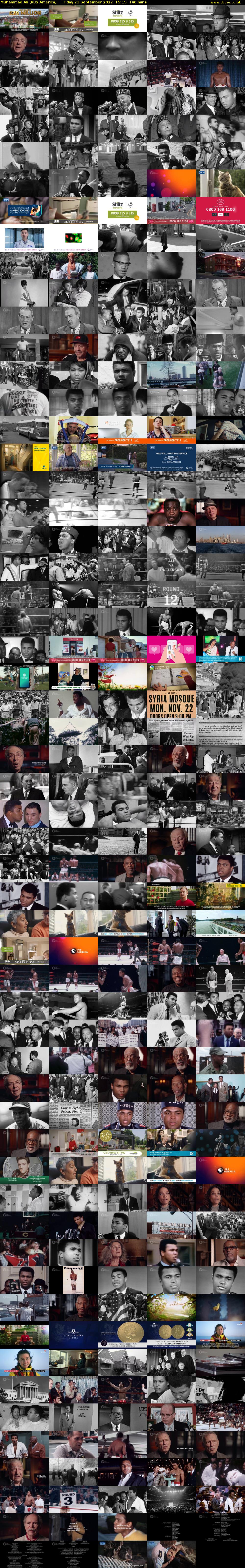 Muhammad Ali (PBS America) Friday 23 September 2022 15:15 - 17:35