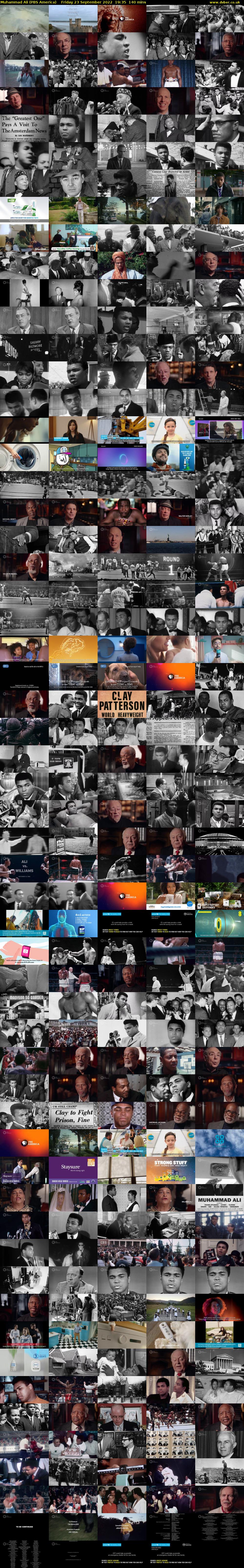 Muhammad Ali (PBS America) Friday 23 September 2022 19:35 - 21:55