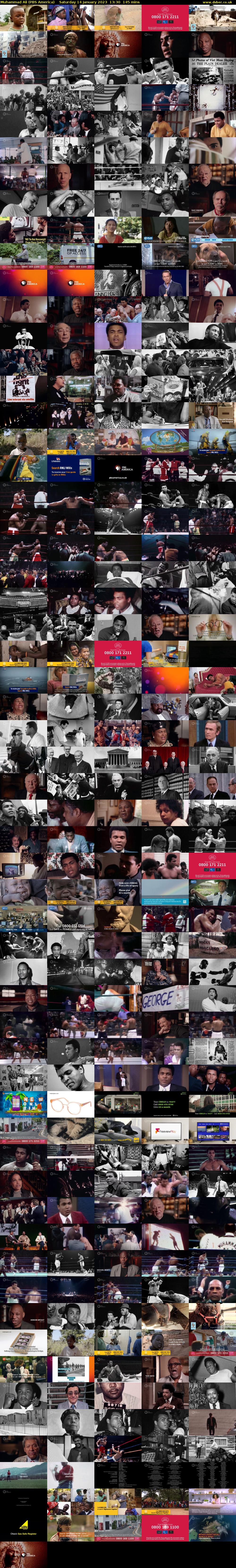 Muhammad Ali (PBS America) Saturday 14 January 2023 13:30 - 15:55