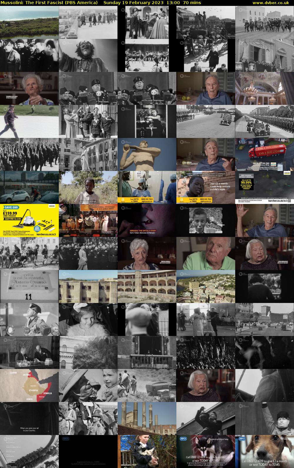 Mussolini: The First Fascist (PBS America) Sunday 19 February 2023 13:00 - 14:10