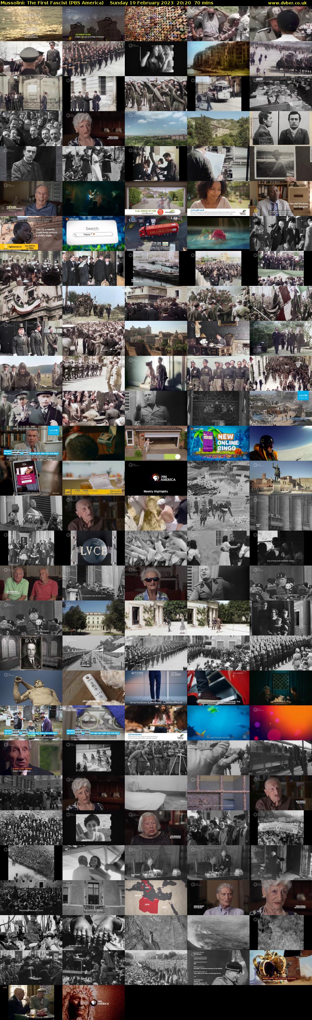 Mussolini: The First Fascist (PBS America) Sunday 19 February 2023 20:20 - 21:30