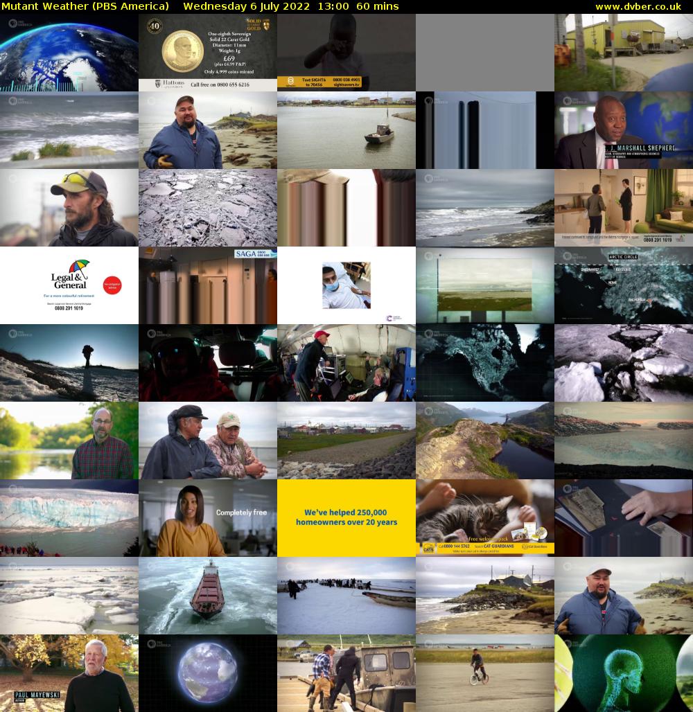 Mutant Weather (PBS America) Wednesday 6 July 2022 13:00 - 14:00