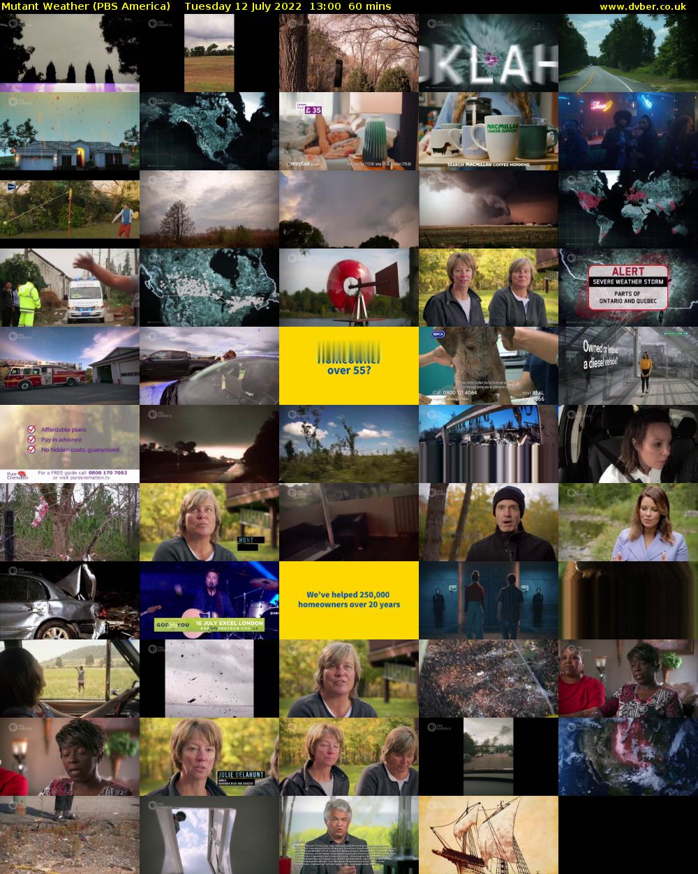 Mutant Weather (PBS America) Tuesday 12 July 2022 13:00 - 14:00