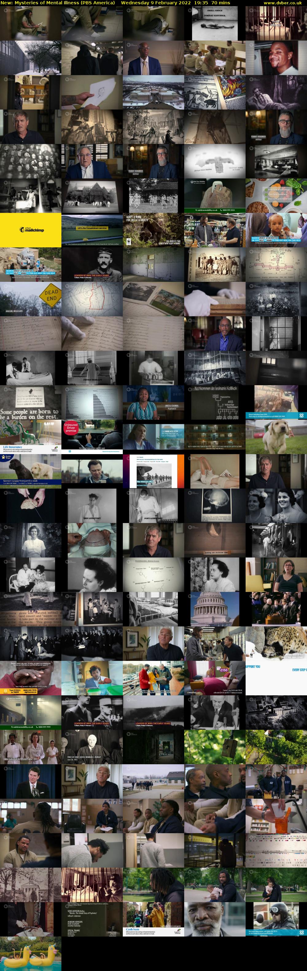 Mysteries of Mental Illness (PBS America) Wednesday 9 February 2022 19:35 - 20:45