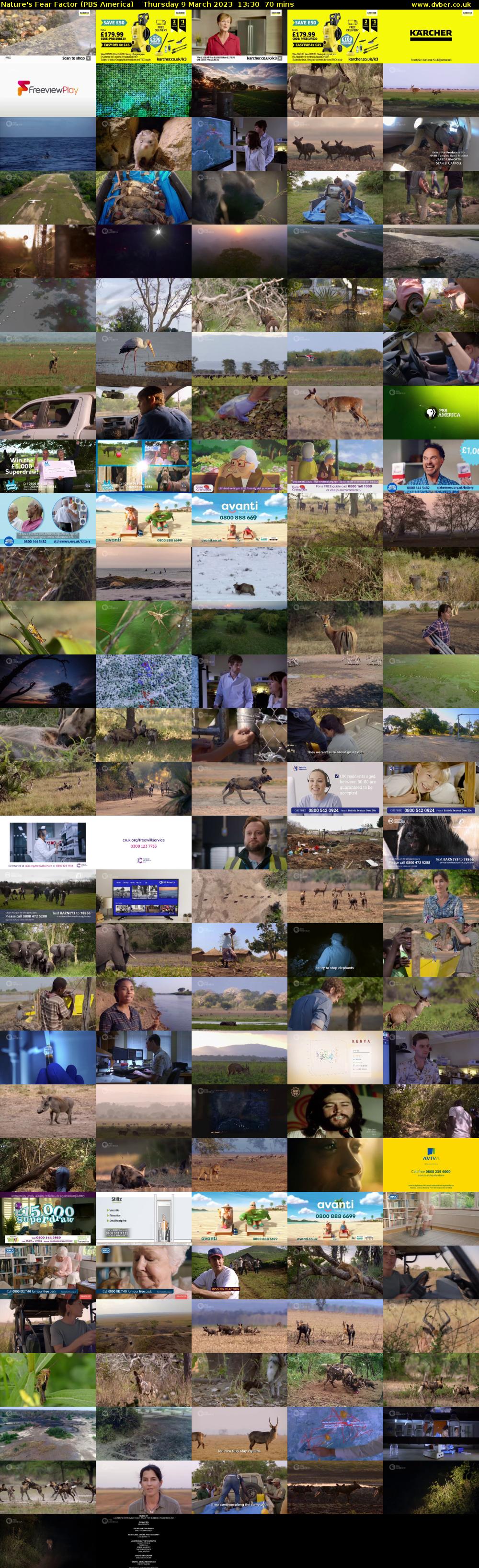 Nature's Fear Factor (PBS America) Thursday 9 March 2023 13:30 - 14:40