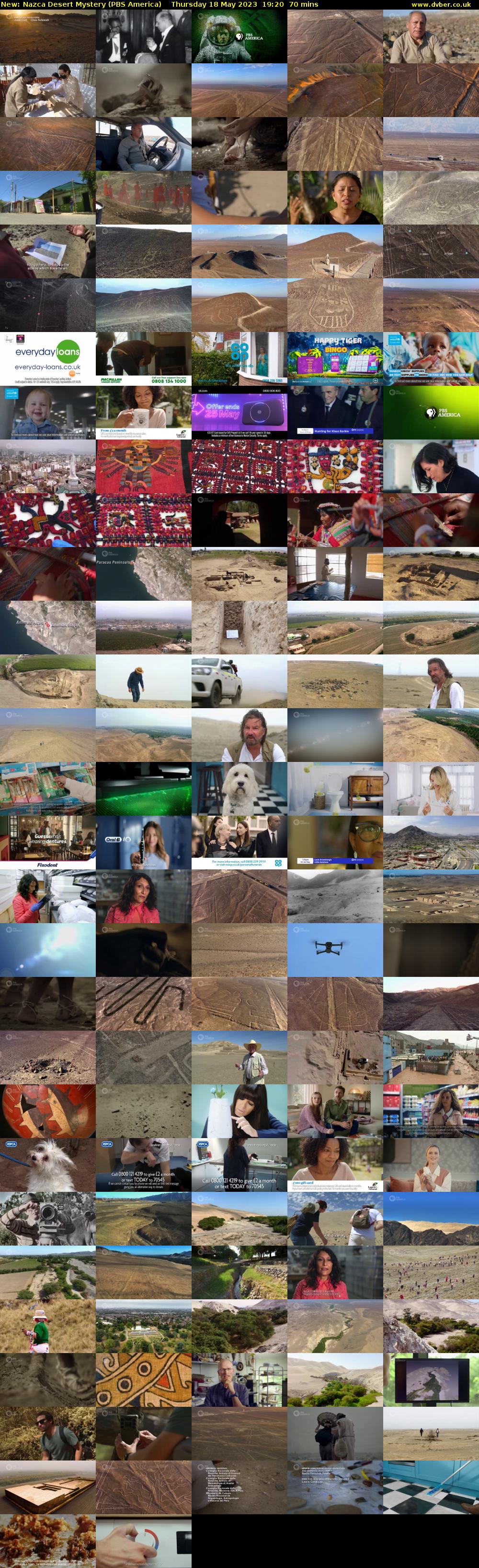 Nazca Desert Mystery (PBS America) Thursday 18 May 2023 19:20 - 20:30