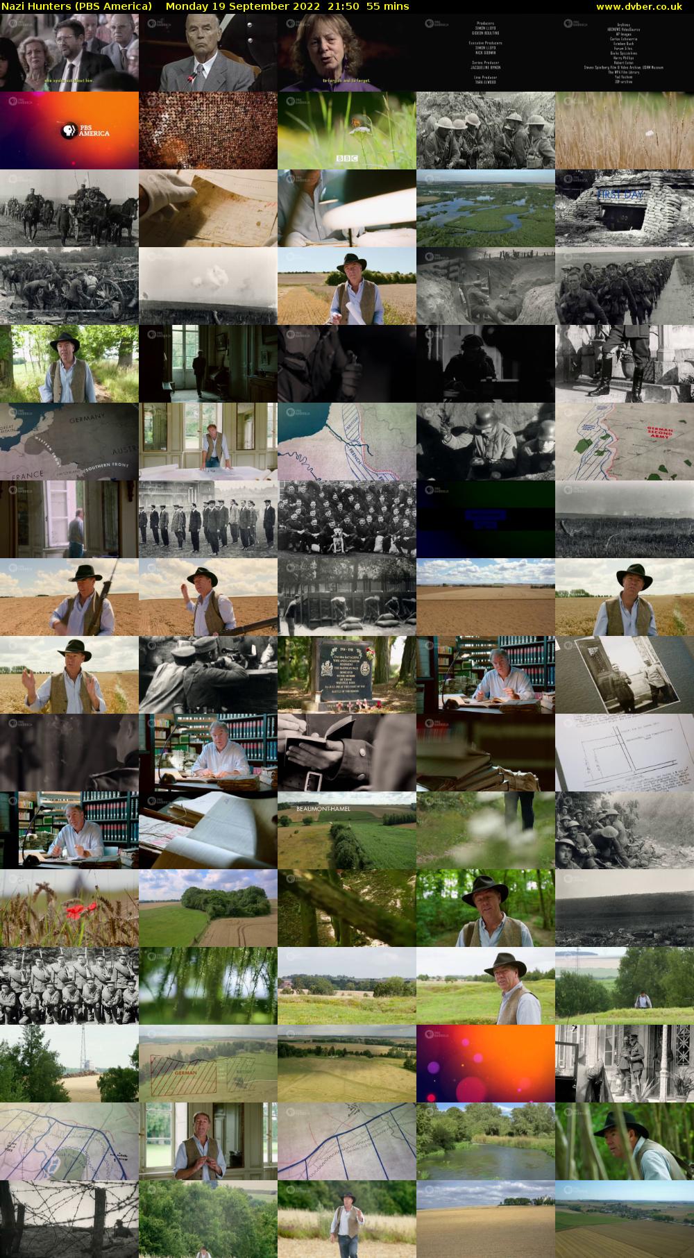 Nazi Hunters (PBS America) Monday 19 September 2022 21:50 - 22:45