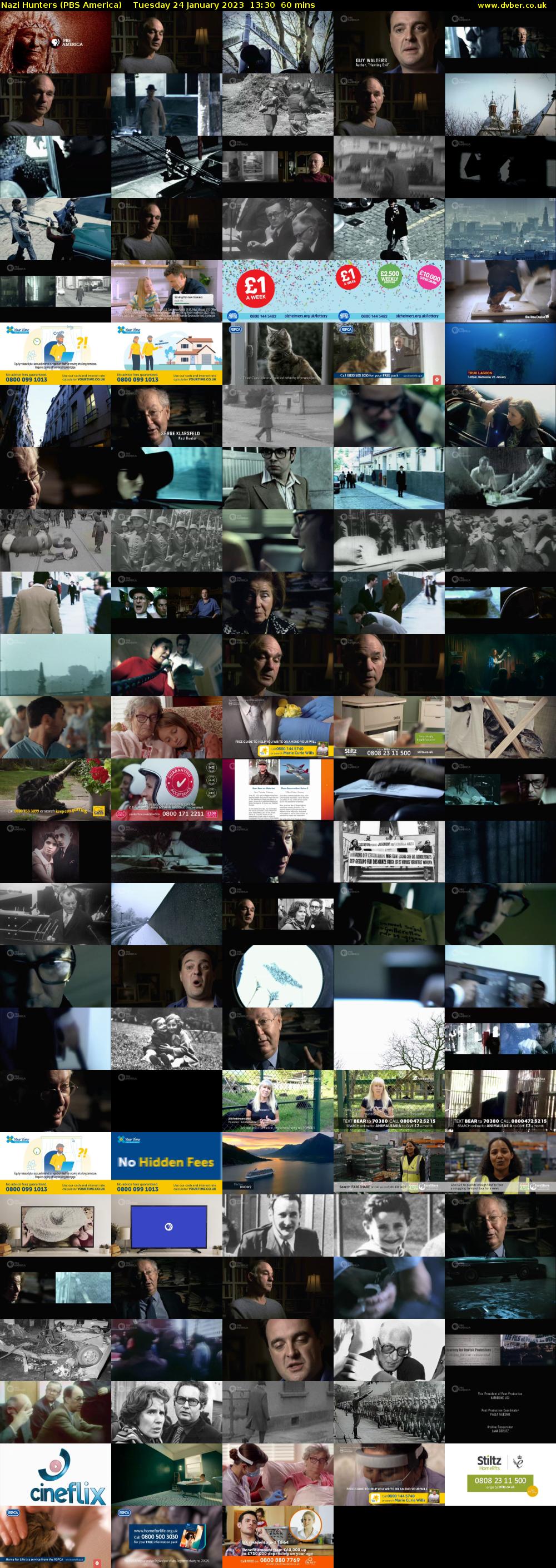 Nazi Hunters (PBS America) Tuesday 24 January 2023 13:30 - 14:30