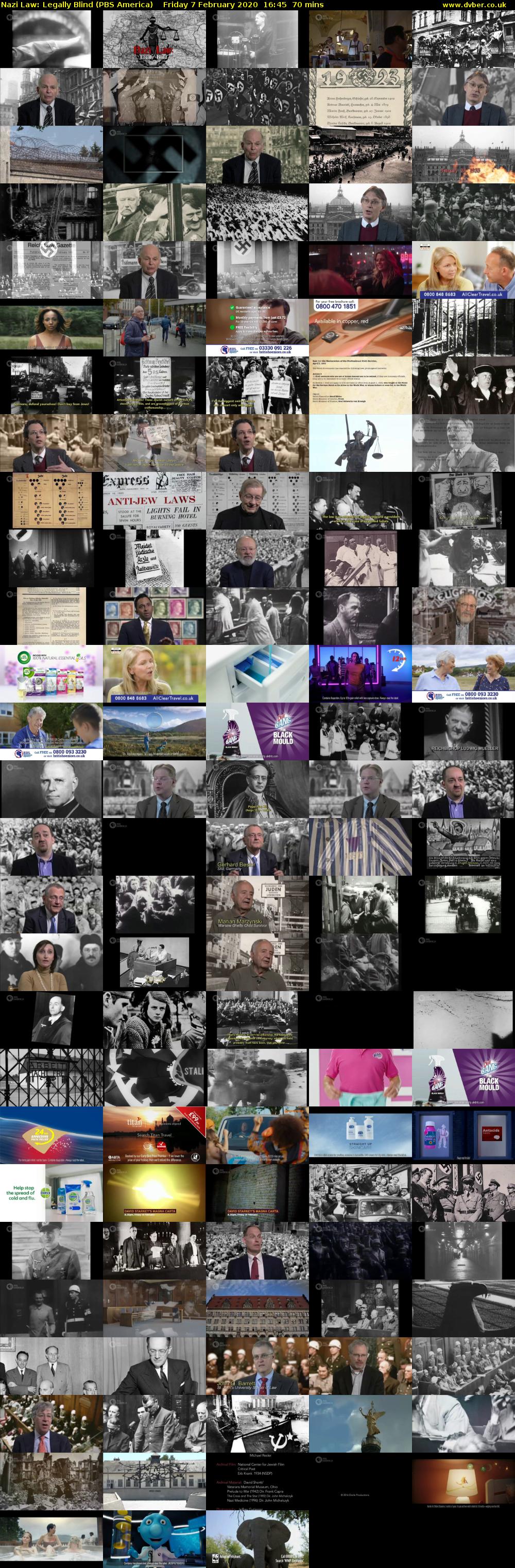 Nazi Law: Legally Blind (PBS America) Friday 7 February 2020 16:45 - 17:55