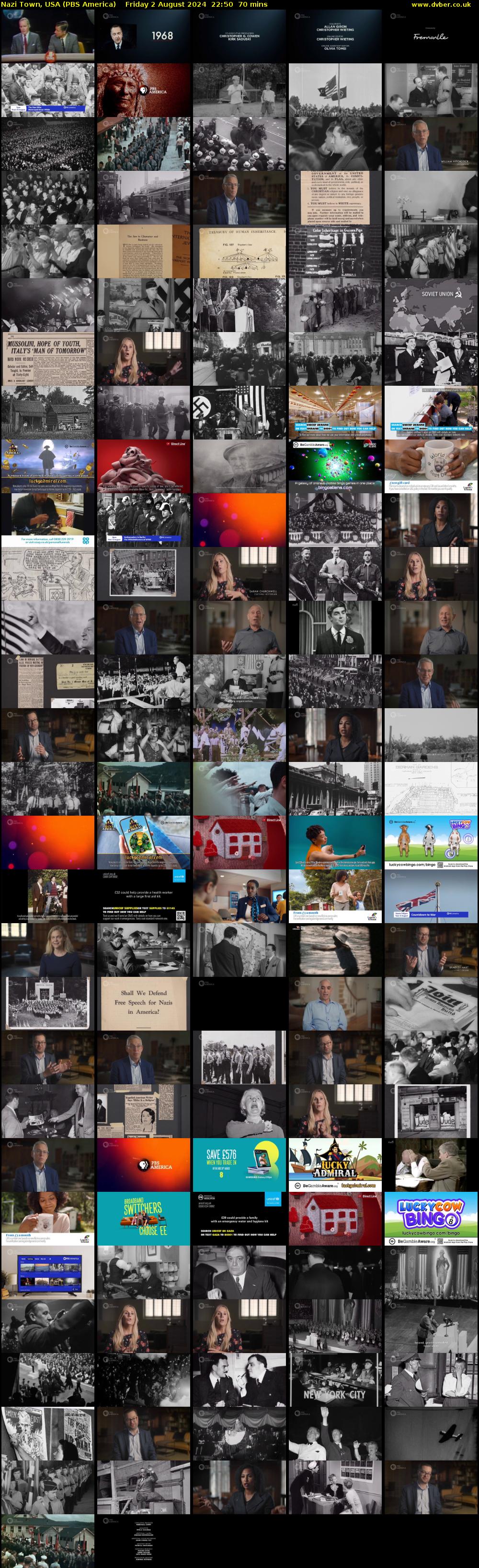 Nazi Town, USA (PBS America) Friday 2 August 2024 22:50 - 00:00