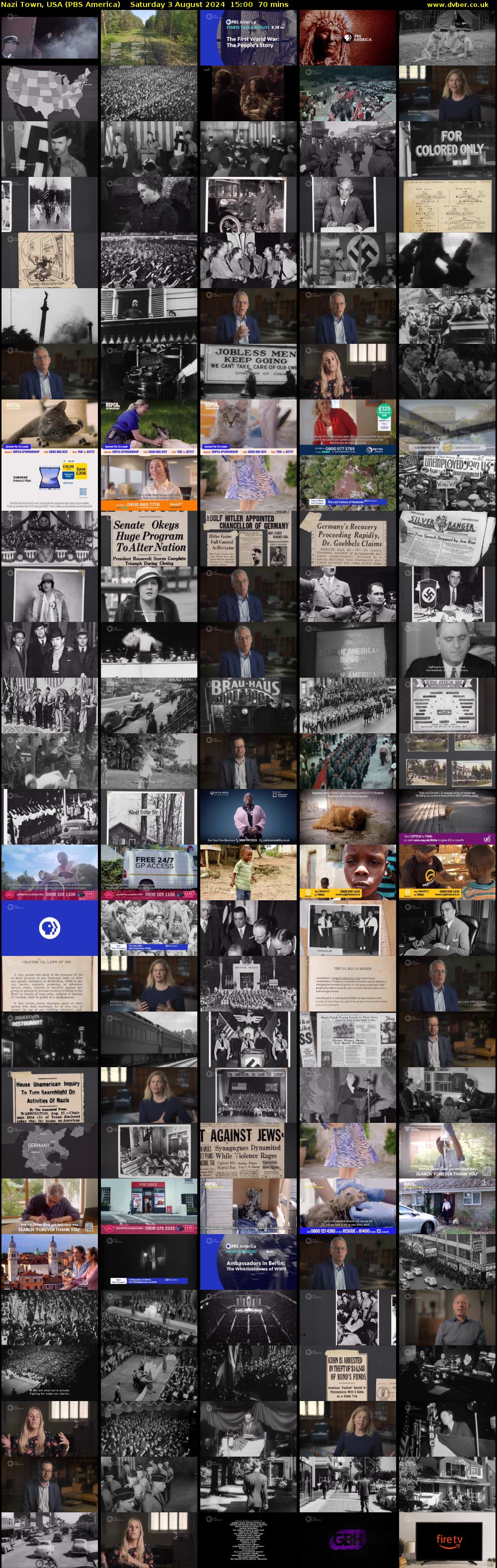 Nazi Town, USA (PBS America) Saturday 3 August 2024 15:00 - 16:10