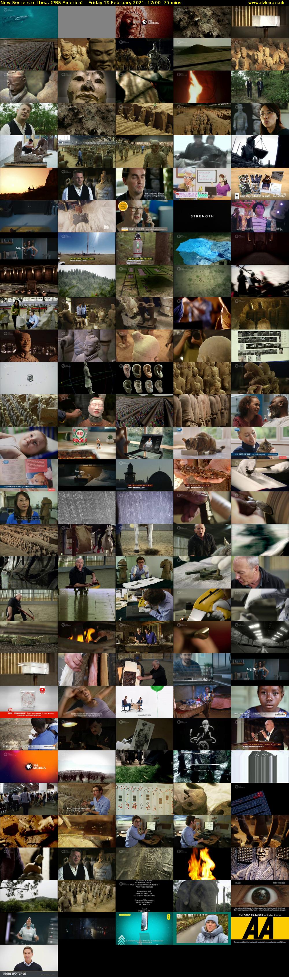 New Secrets of the... (PBS America) Friday 19 February 2021 17:00 - 18:15