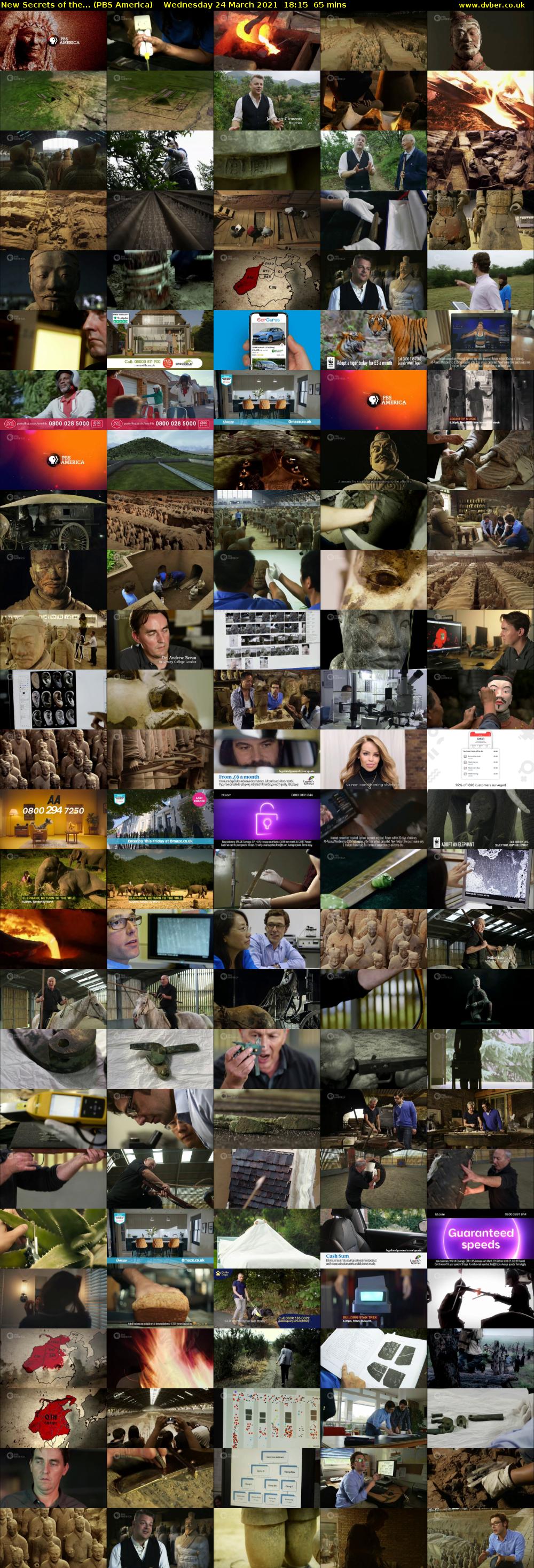 New Secrets of the... (PBS America) Wednesday 24 March 2021 18:15 - 19:20