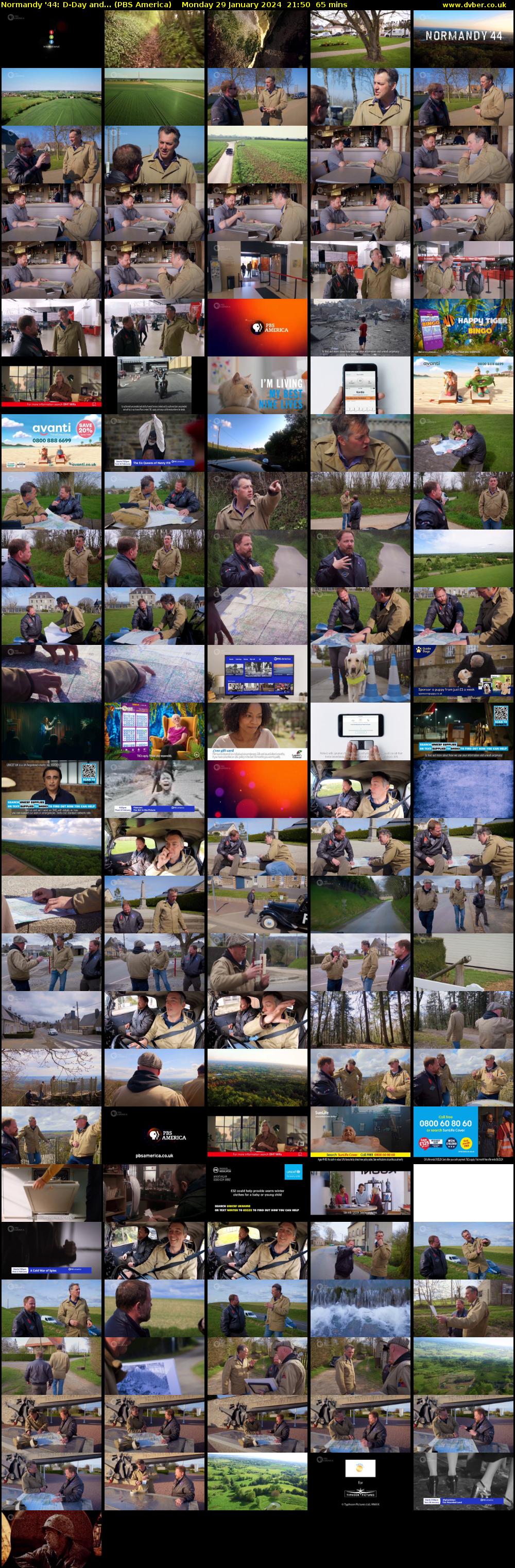 Normandy '44: D-Day and... (PBS America) Monday 29 January 2024 21:50 - 22:55