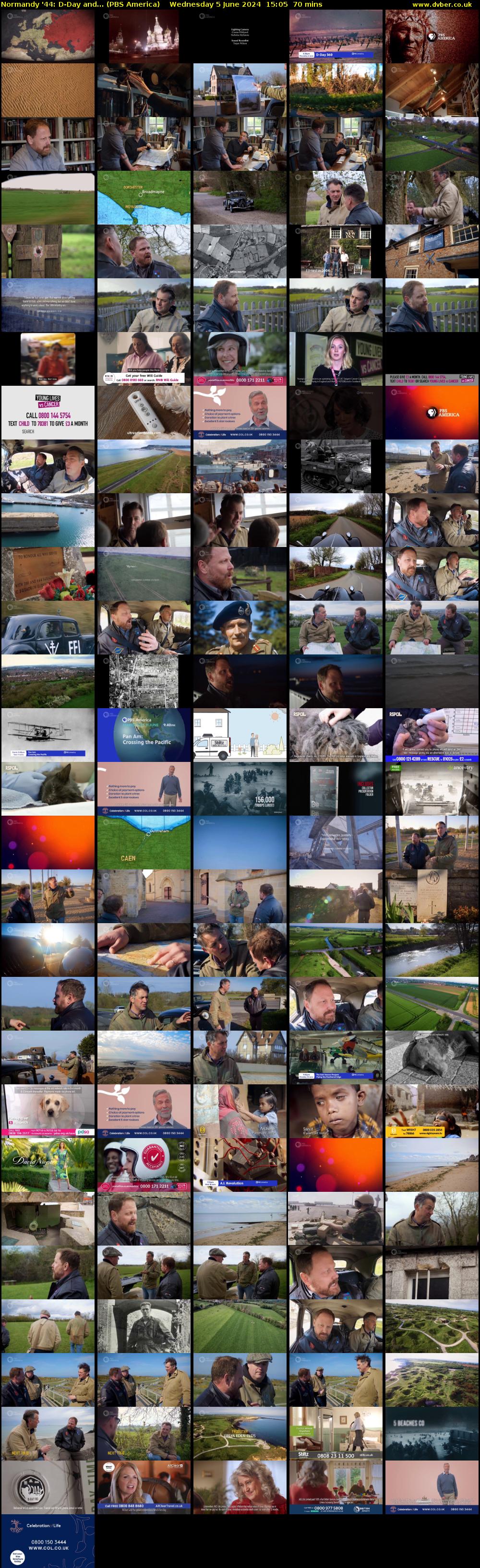 Normandy '44: D-Day and... (PBS America) Wednesday 5 June 2024 15:05 - 16:15