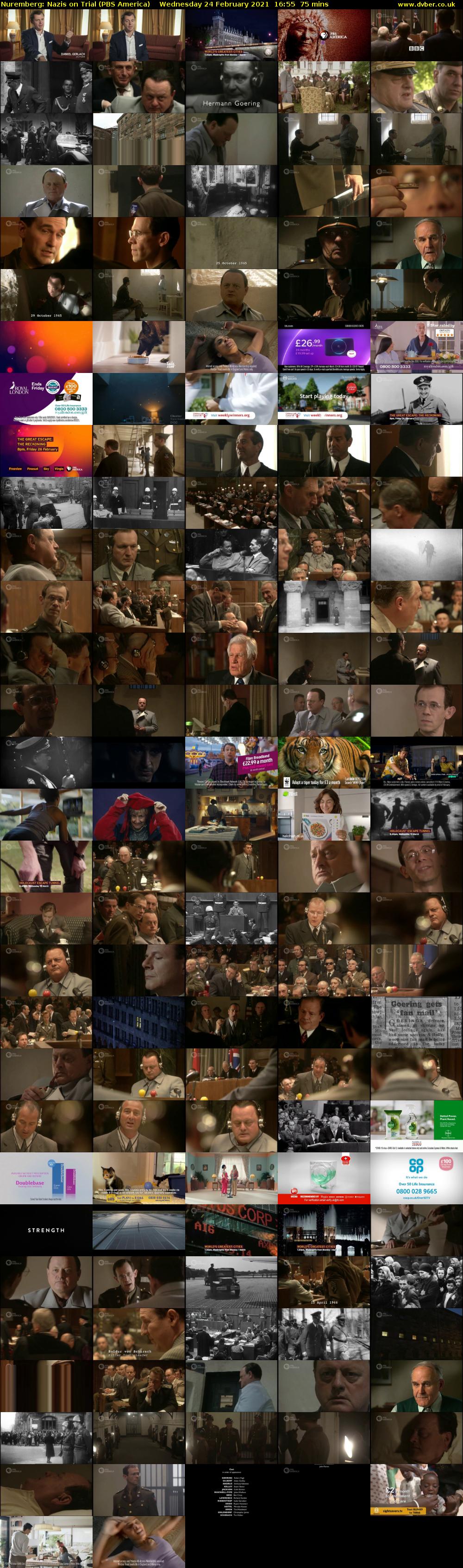 Nuremberg: Nazis on Trial (PBS America) Wednesday 24 February 2021 16:55 - 18:10