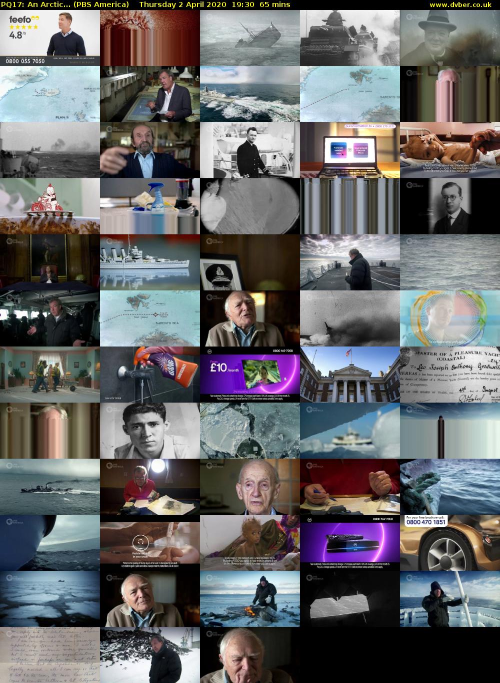 PQ17: An Arctic... (PBS America) Thursday 2 April 2020 19:30 - 20:35