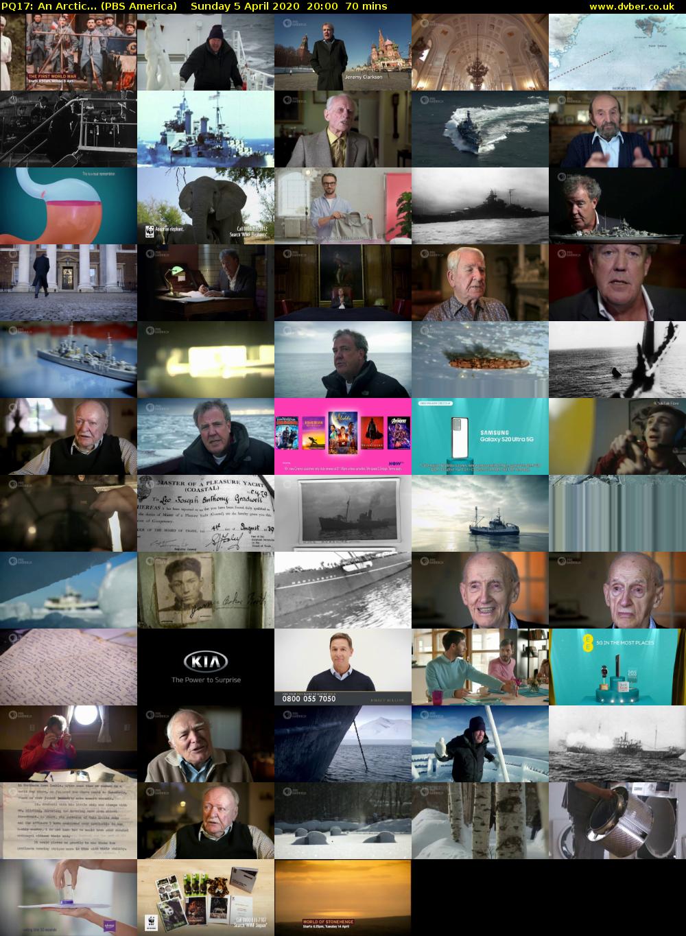 PQ17: An Arctic... (PBS America) Sunday 5 April 2020 20:00 - 21:10