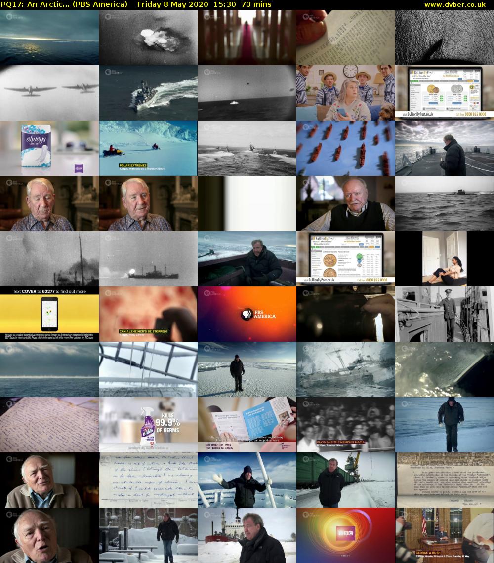 PQ17: An Arctic... (PBS America) Friday 8 May 2020 15:30 - 16:40