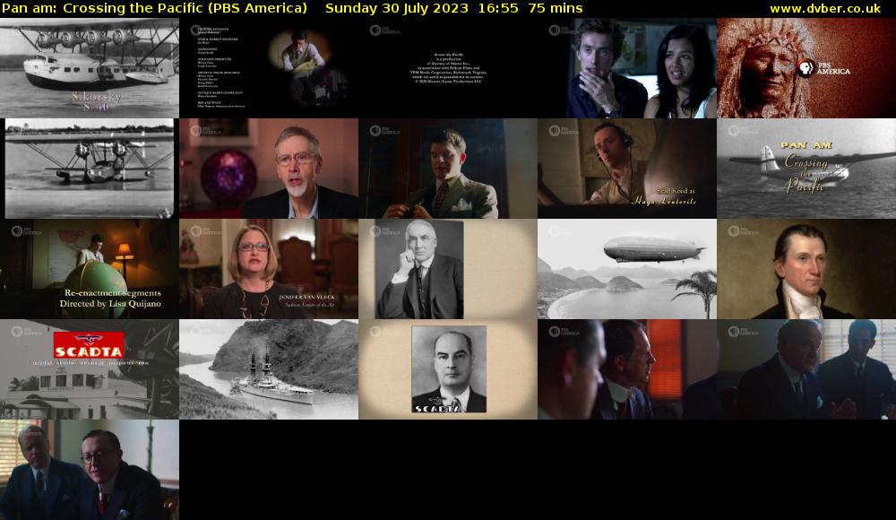 Pan am: Crossing the Pacific (PBS America) Sunday 30 July 2023 16:55 - 18:10