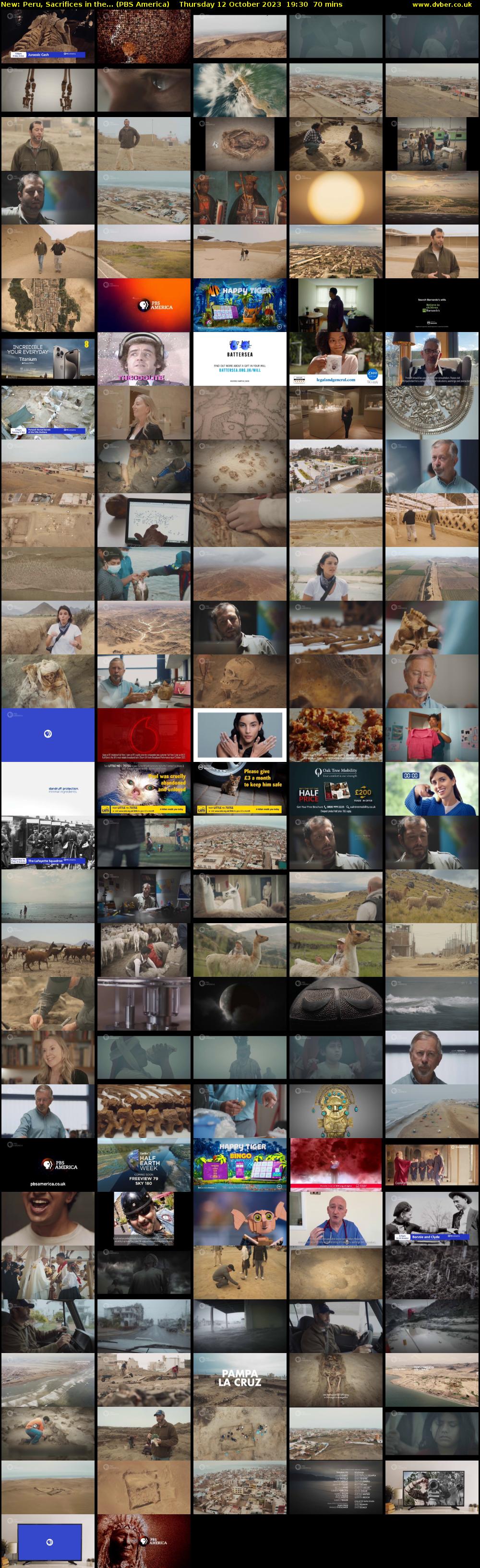 Peru, Sacrifices in the... (PBS America) Thursday 12 October 2023 19:30 - 20:40