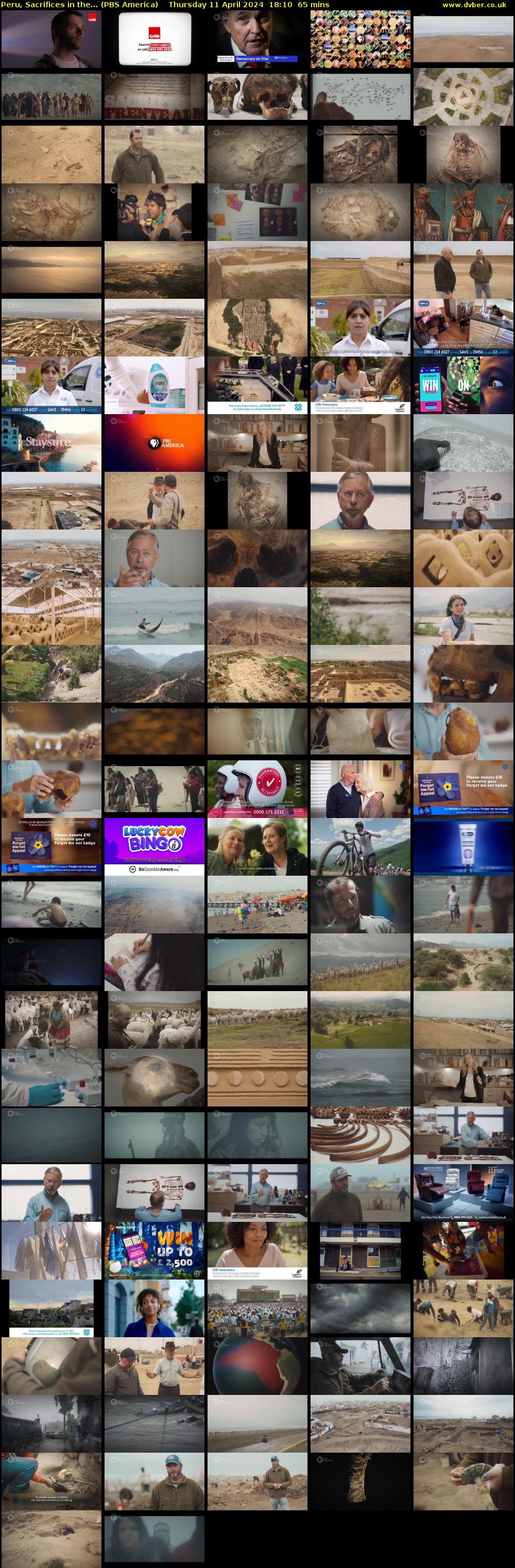 Peru, Sacrifices in the... (PBS America) Thursday 11 April 2024 18:10 - 19:15
