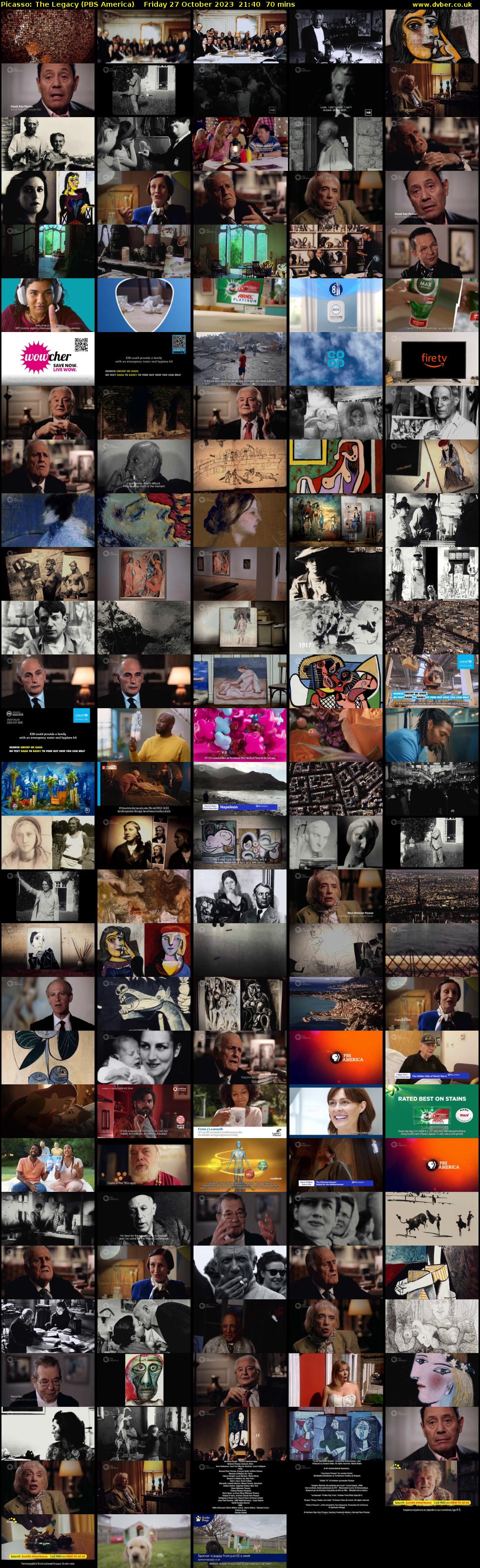 Picasso: The Legacy (PBS America) Friday 27 October 2023 21:40 - 22:50