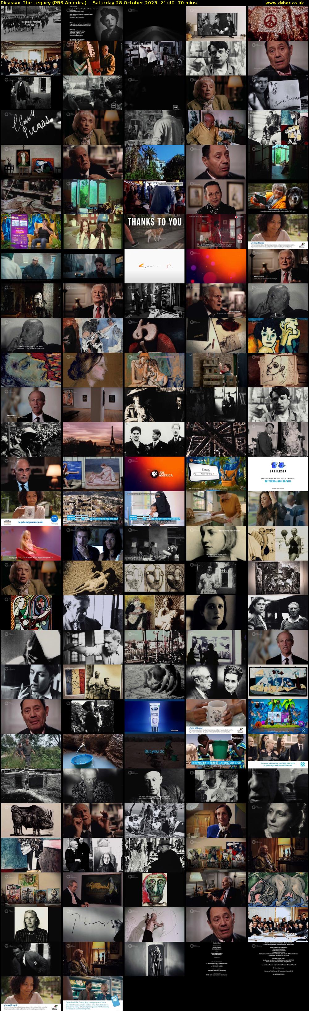 Picasso: The Legacy (PBS America) Saturday 28 October 2023 21:40 - 22:50