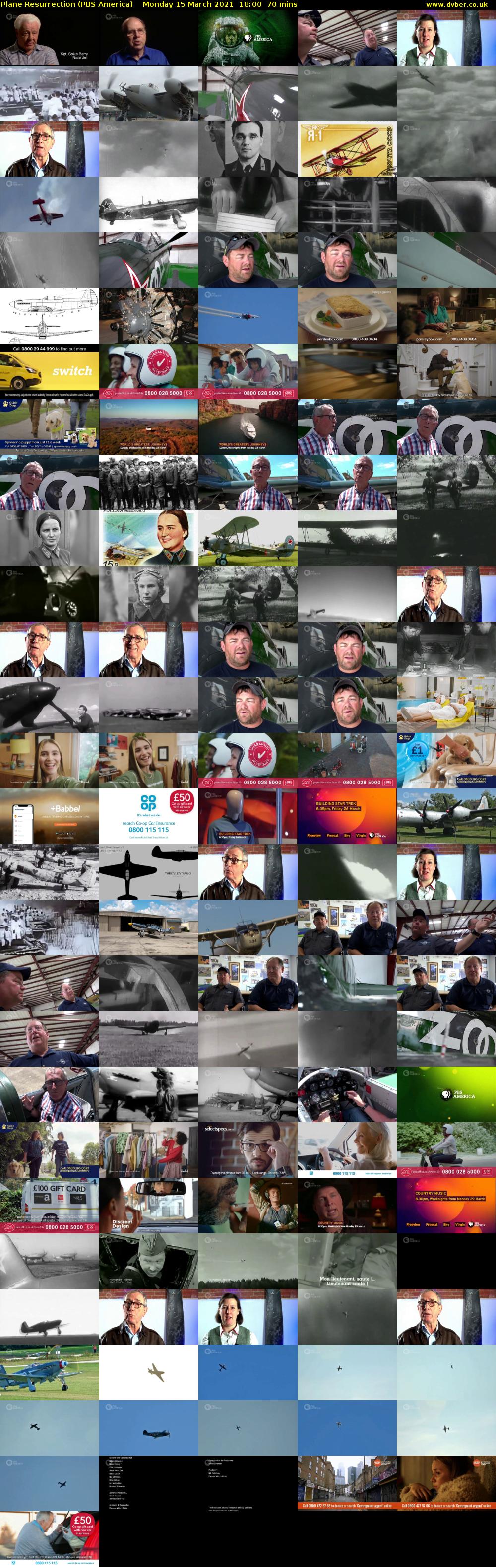 Plane Resurrection (PBS America) Monday 15 March 2021 18:00 - 19:10
