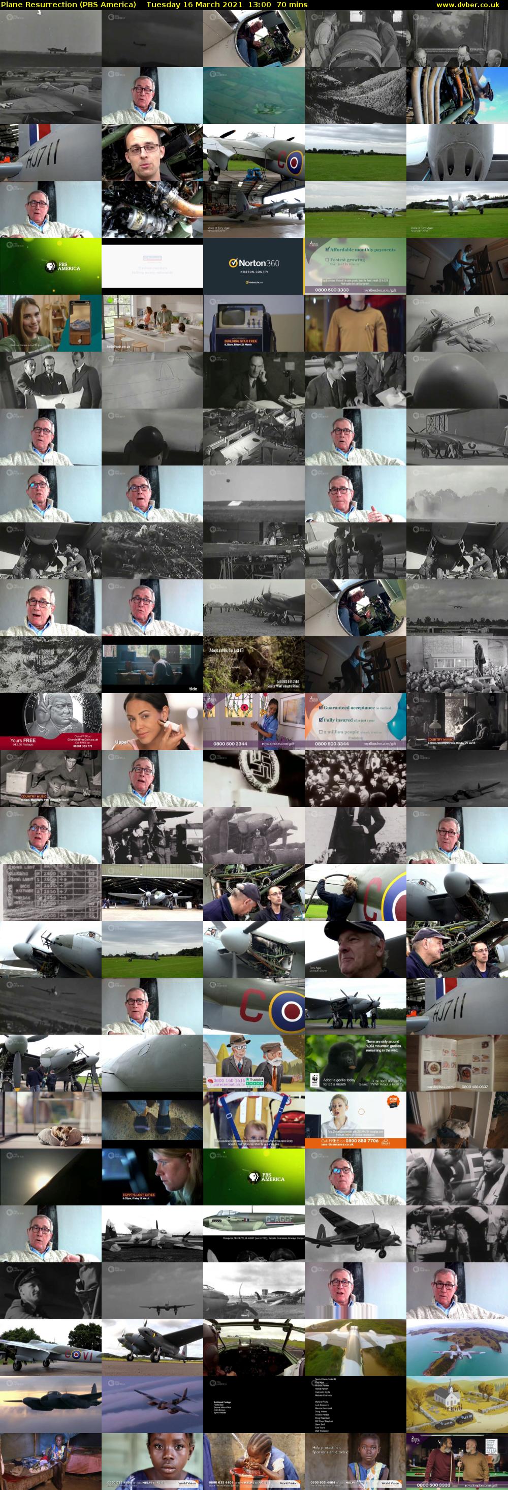 Plane Resurrection (PBS America) Tuesday 16 March 2021 13:00 - 14:10