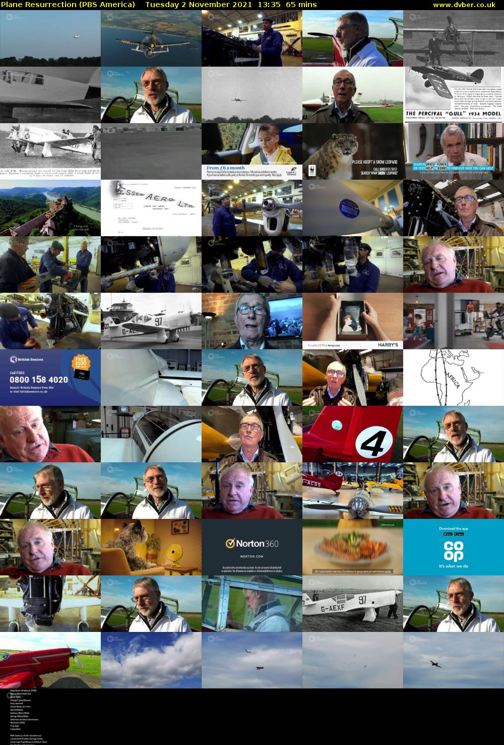 Plane Resurrection (PBS America) Tuesday 2 November 2021 13:35 - 14:40