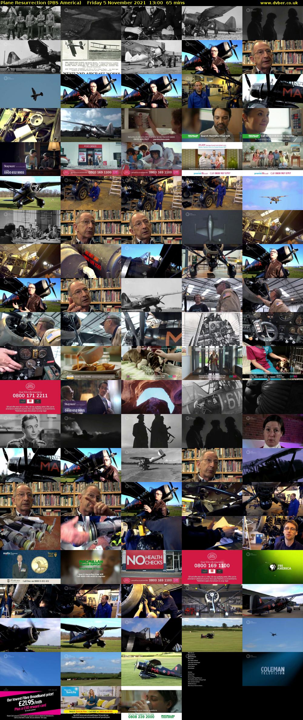 Plane Resurrection (PBS America) Friday 5 November 2021 13:00 - 14:05
