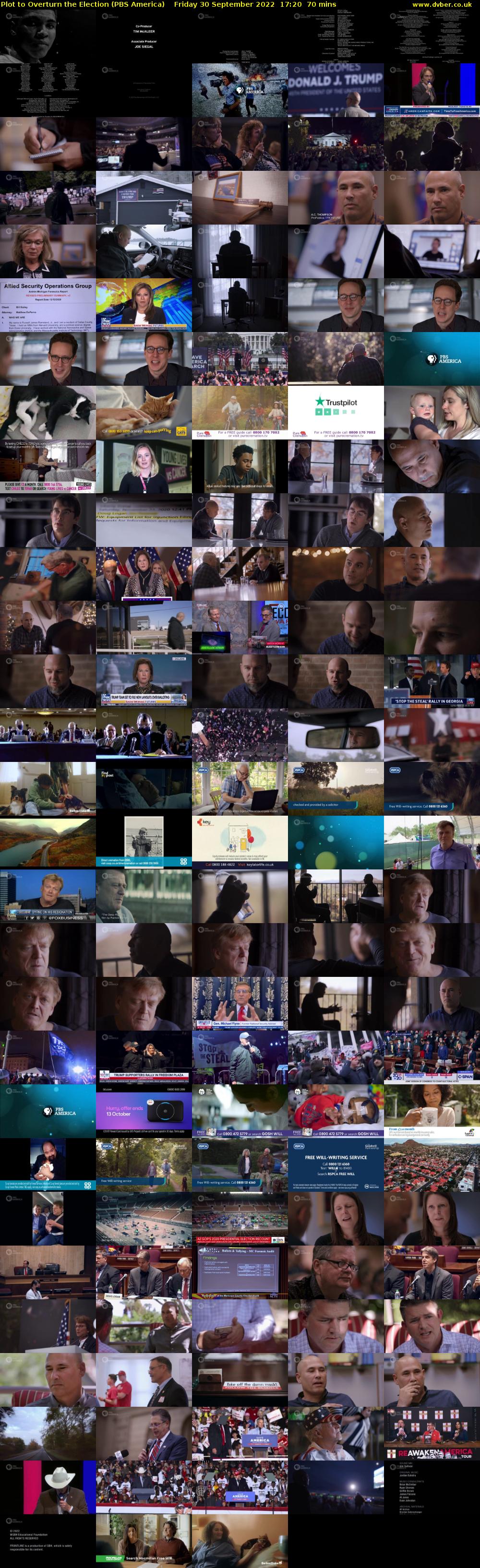 Plot to Overturn the Election (PBS America) Friday 30 September 2022 17:20 - 18:30