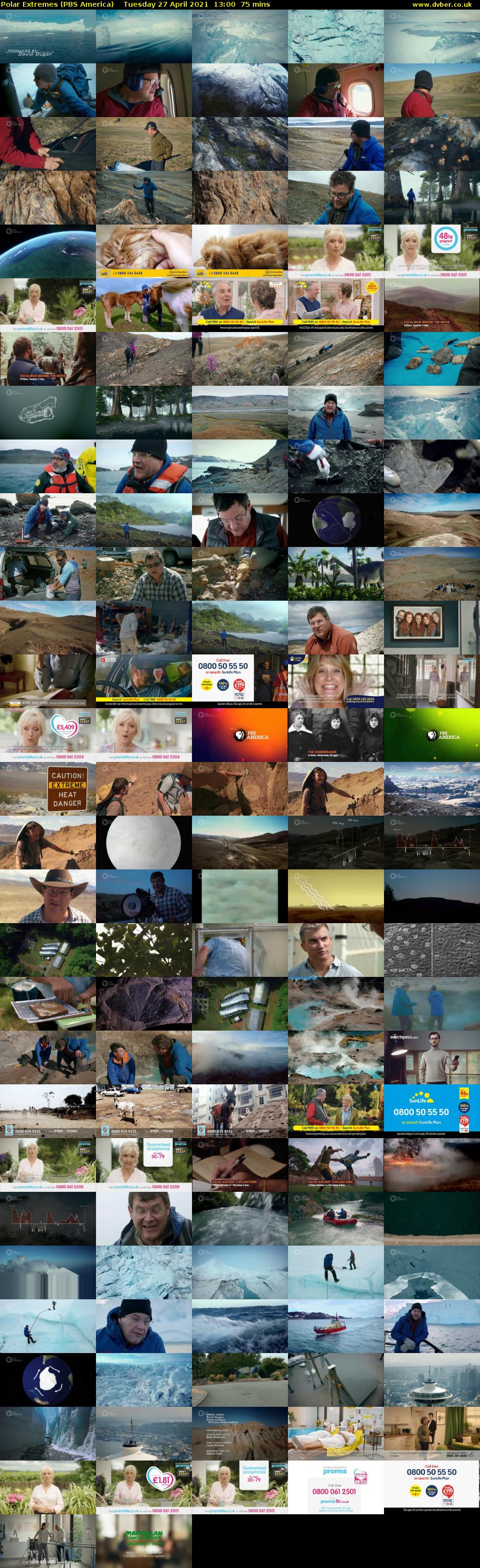 Polar Extremes (PBS America) Tuesday 27 April 2021 13:00 - 14:15