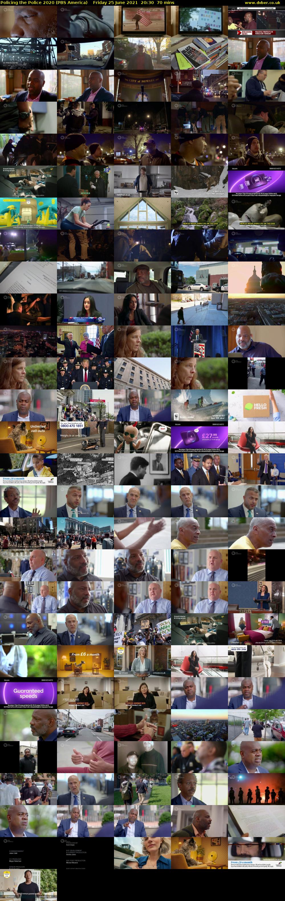 Policing the Police 2020 (PBS America) Friday 25 June 2021 20:30 - 21:40