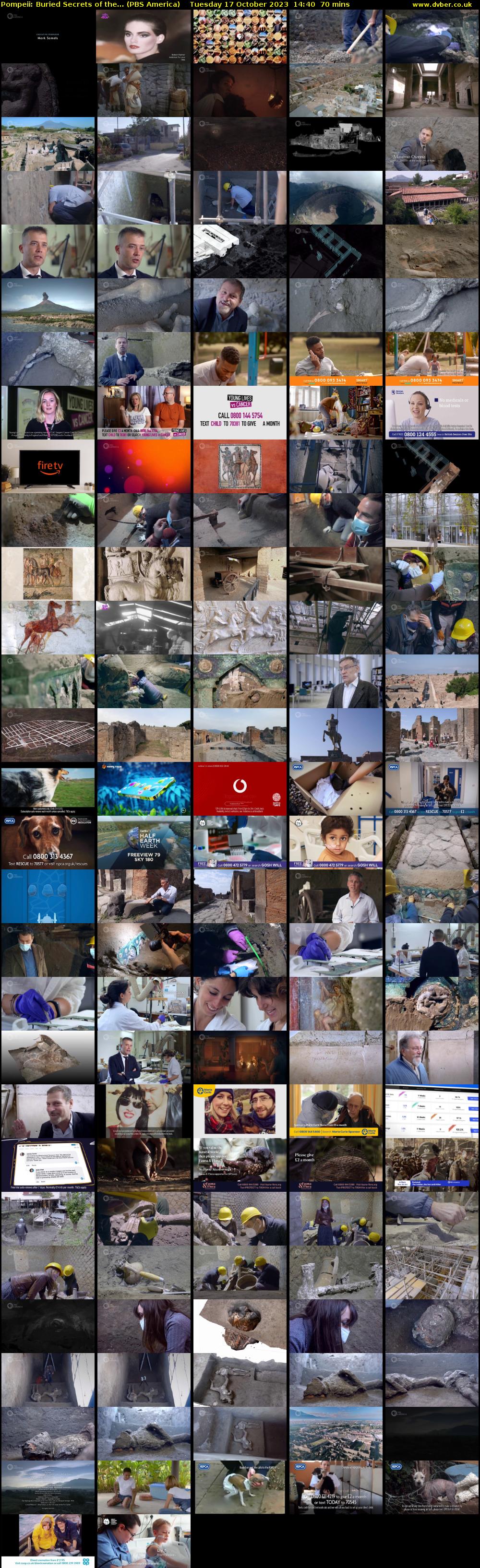 Pompeii: Buried Secrets of the... (PBS America) Tuesday 17 October 2023 14:40 - 15:50