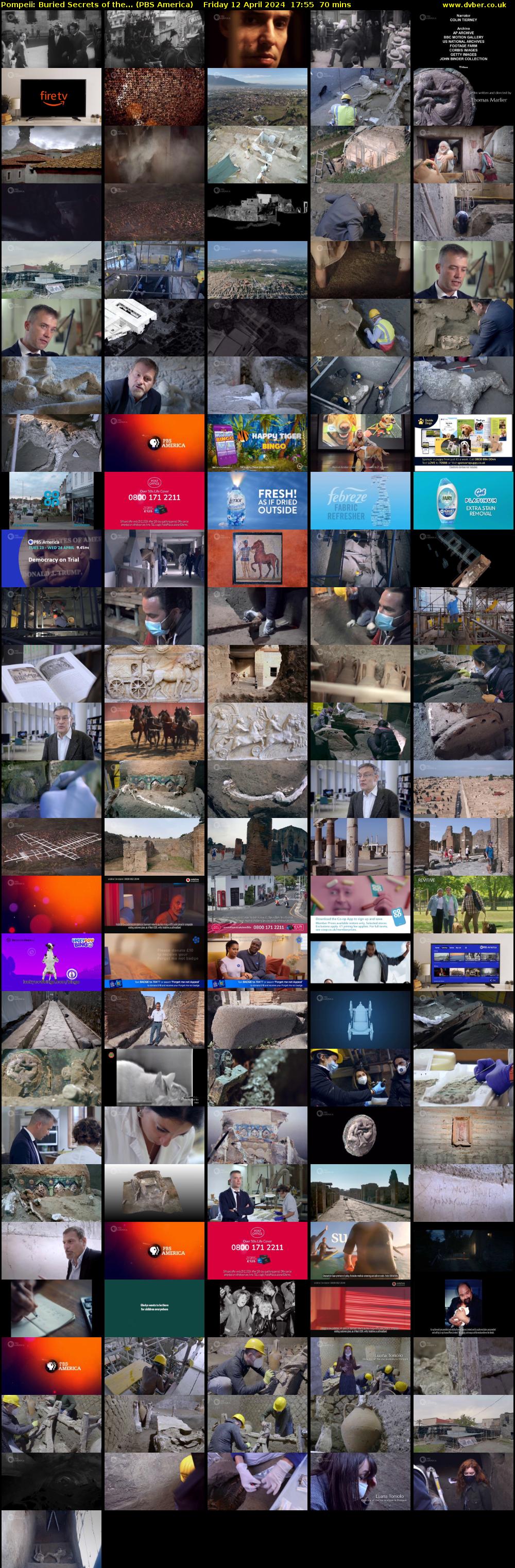 Pompeii: Buried Secrets of the... (PBS America) Friday 12 April 2024 17:55 - 19:05