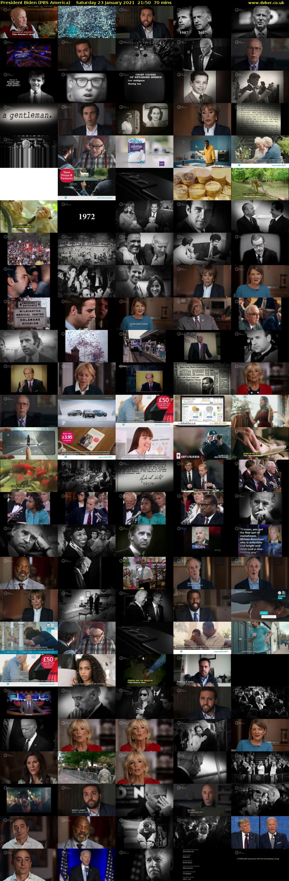 President Biden (PBS America) Saturday 23 January 2021 21:50 - 23:00
