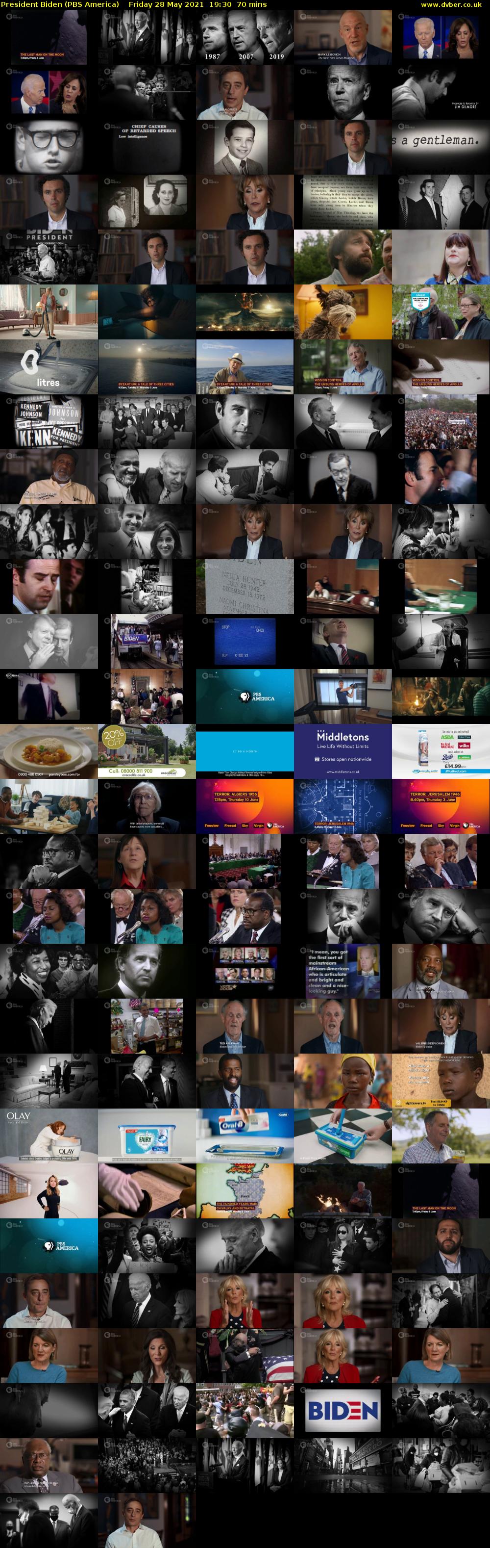 President Biden (PBS America) Friday 28 May 2021 19:30 - 20:40
