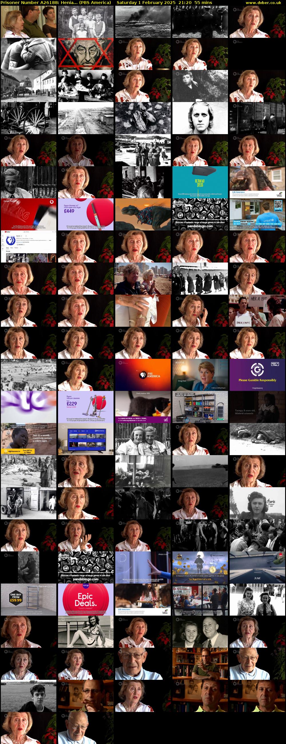 Prisoner Number A26188: Henia... (PBS America) Saturday 1 February 2025 21:20 - 22:15