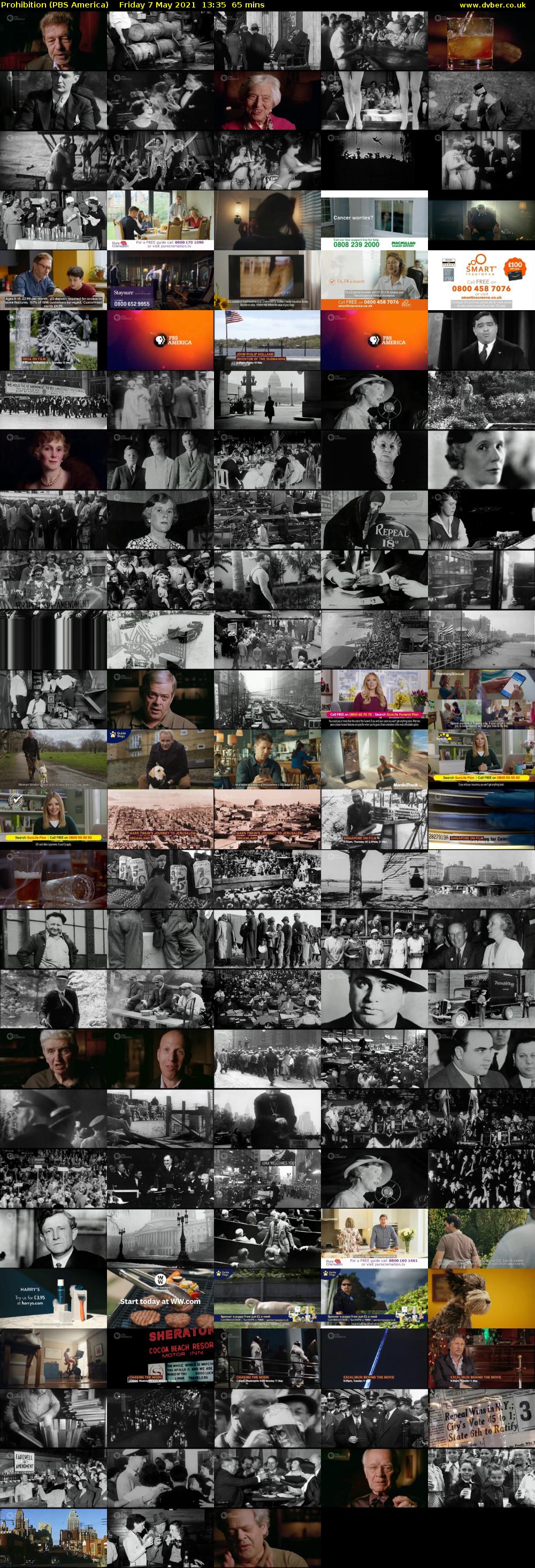 Prohibition (PBS America) Friday 7 May 2021 13:35 - 14:40